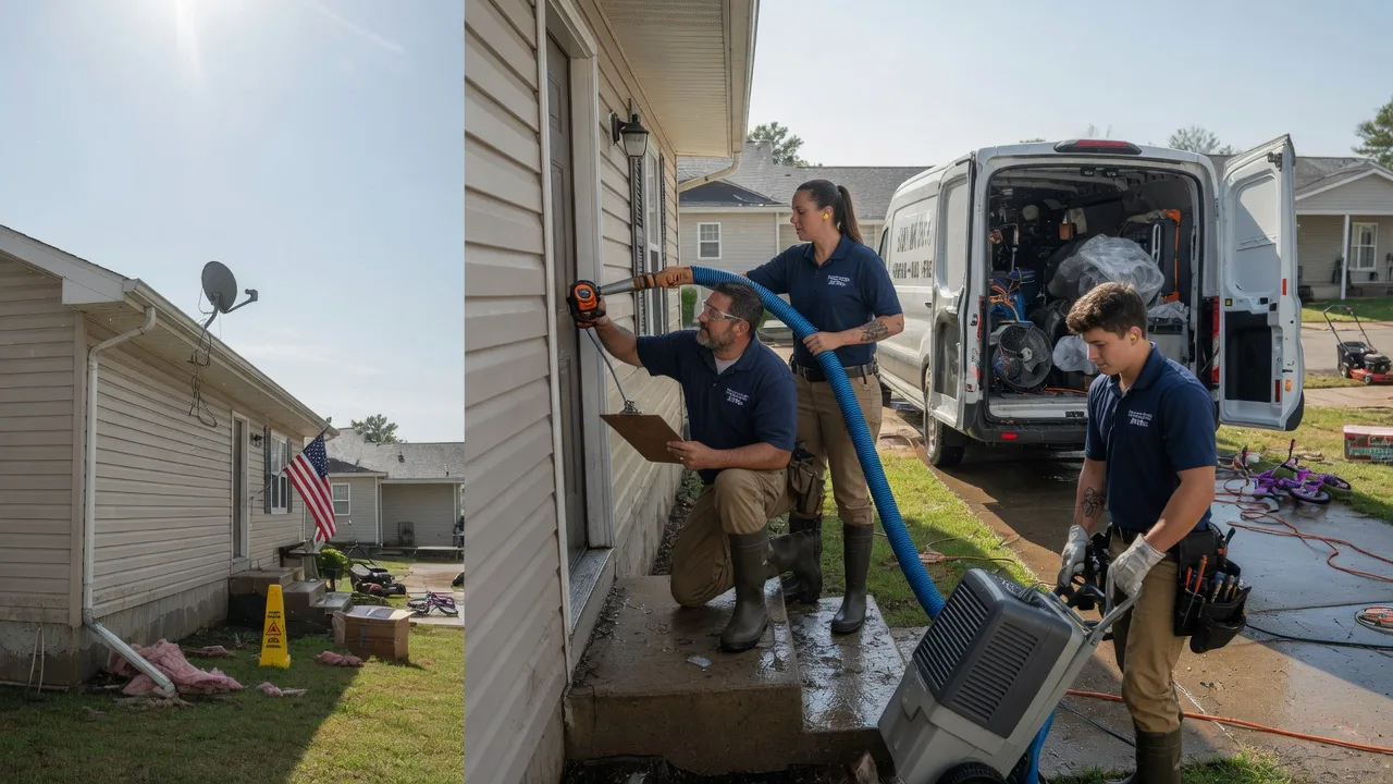 Ceiling Water Damage Restoration in Shannon, MS near me